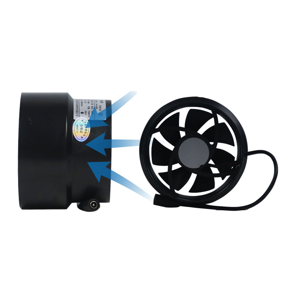Home Bathroom Exhaust Fan - Wentylator kanałowy 12V, wentylator wyciągowy 110mm