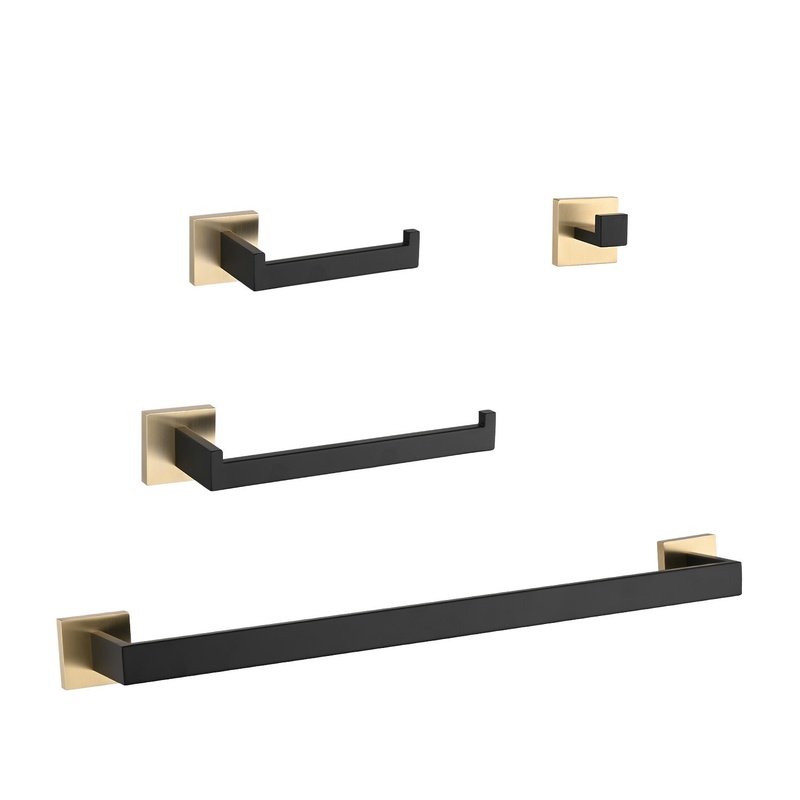 Home Hardware Bathroom Sinks - 4-częściowy zestaw akcesoriów łazienkowych, nowoczesne elementy