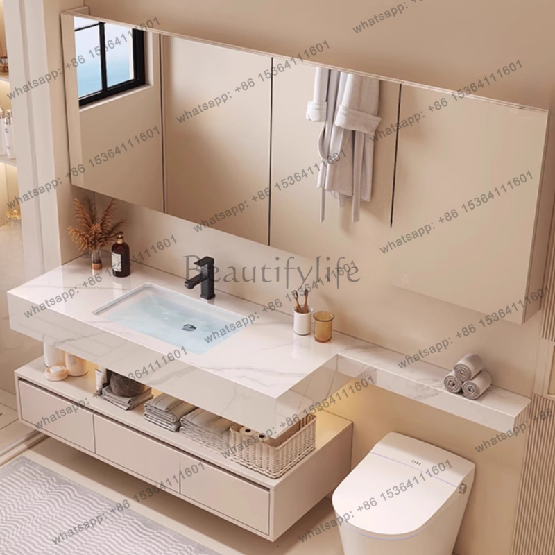 Home Bathroom Vanity Combo - LJYPartitions Szafki Łazienkowe Toaletowe Półki Ścienne
