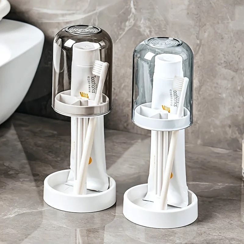 Toothbrush Holder Set - 1 szt. Wielofunkcyjny plastikowy zestaw uchwytów