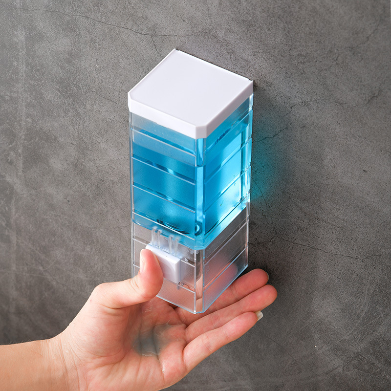 Home Bathroom Wall Soap Dispenser - Nowy Przezroczysty Dozownik do Mydła Montowany