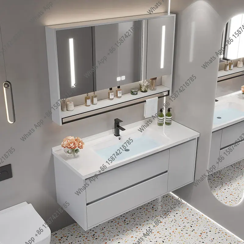 Home Bathroom Vanity Combo - J Vintage Partycje do Łazienek, Meble