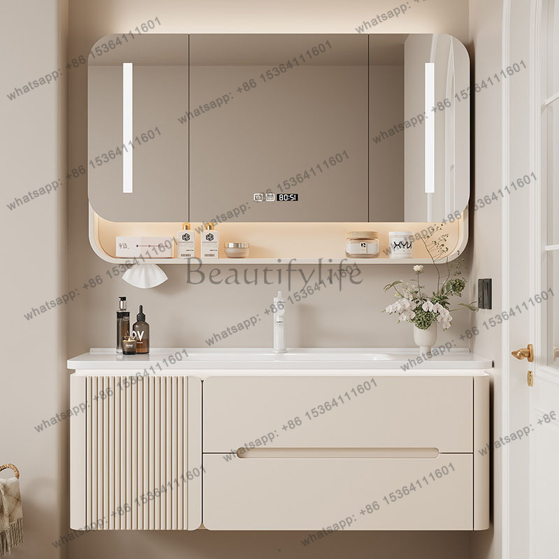Home Bathroom Vanity Combo - LJYLuxury Nowoczesna Szafka Łazienkowa Organizer do