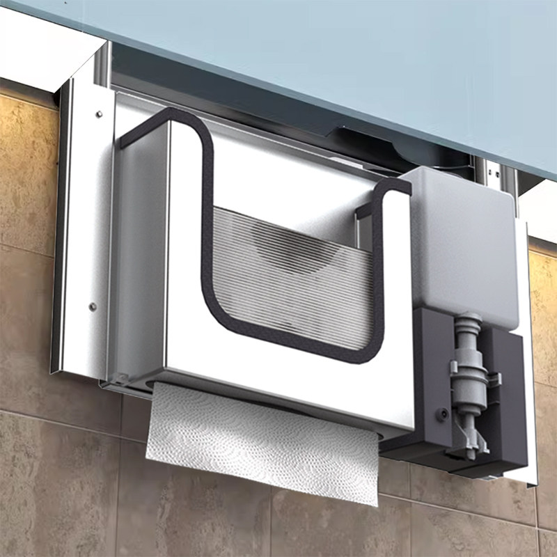 Home Bathroom Wall Soap Dispenser - Ukryty dozownik do ręczników papierowych ze