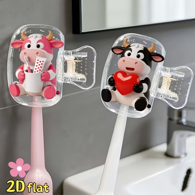 Toothbrush Holder Set - 8/4-częściowy zestaw uroczych etui na szczoteczki