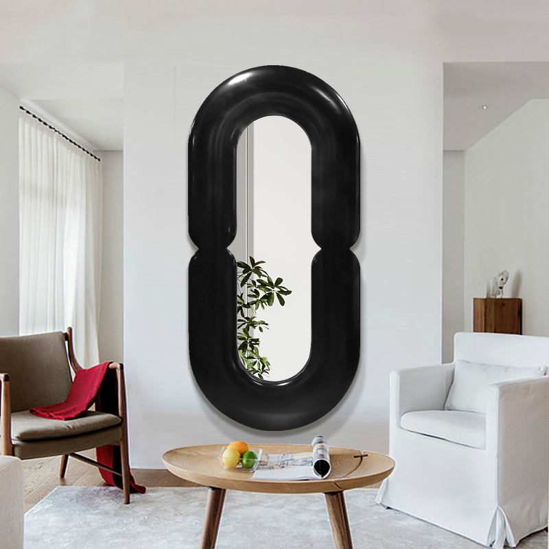 Home Goods Bathroom Mirrors - Wiszące, stylowe lustro w stylu Memphis,