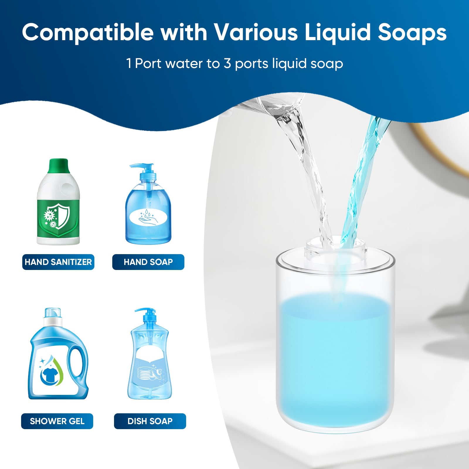 Bezdotykowy automatyczny dozow – Home Bathroom Wall Soap Dispenser recenzja i cena