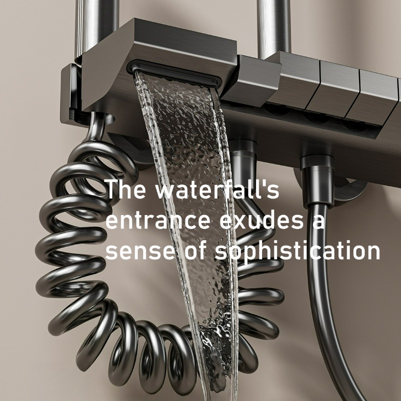 Zestaw prysznicowy z cyfrowym  – Home Bathroom Faucets recenzja i cena
