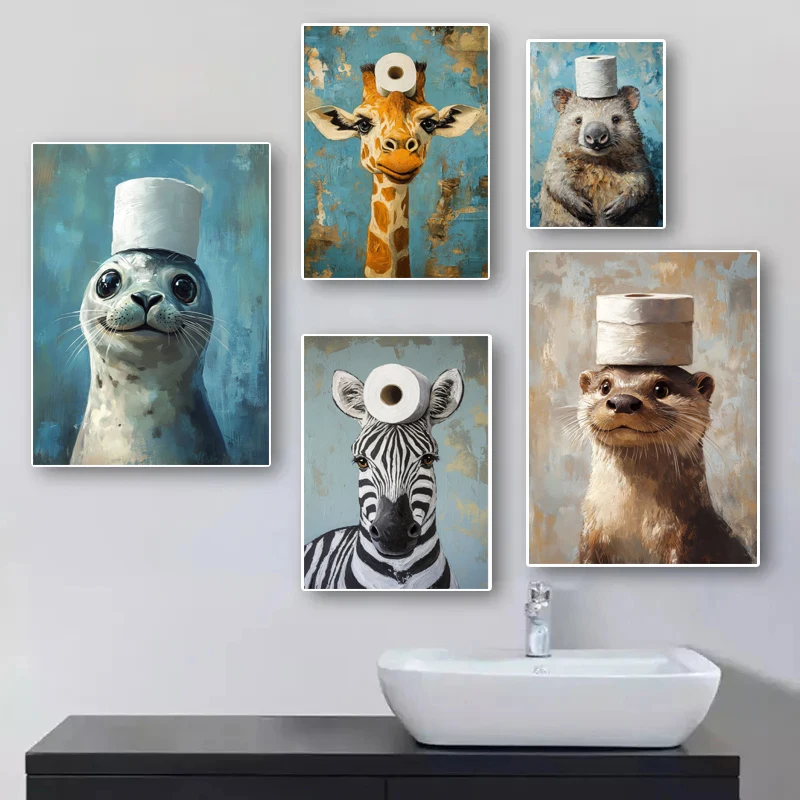 Plakat na płótnie z kreskówkow – Home Bathroom Pictures recenzja i cena