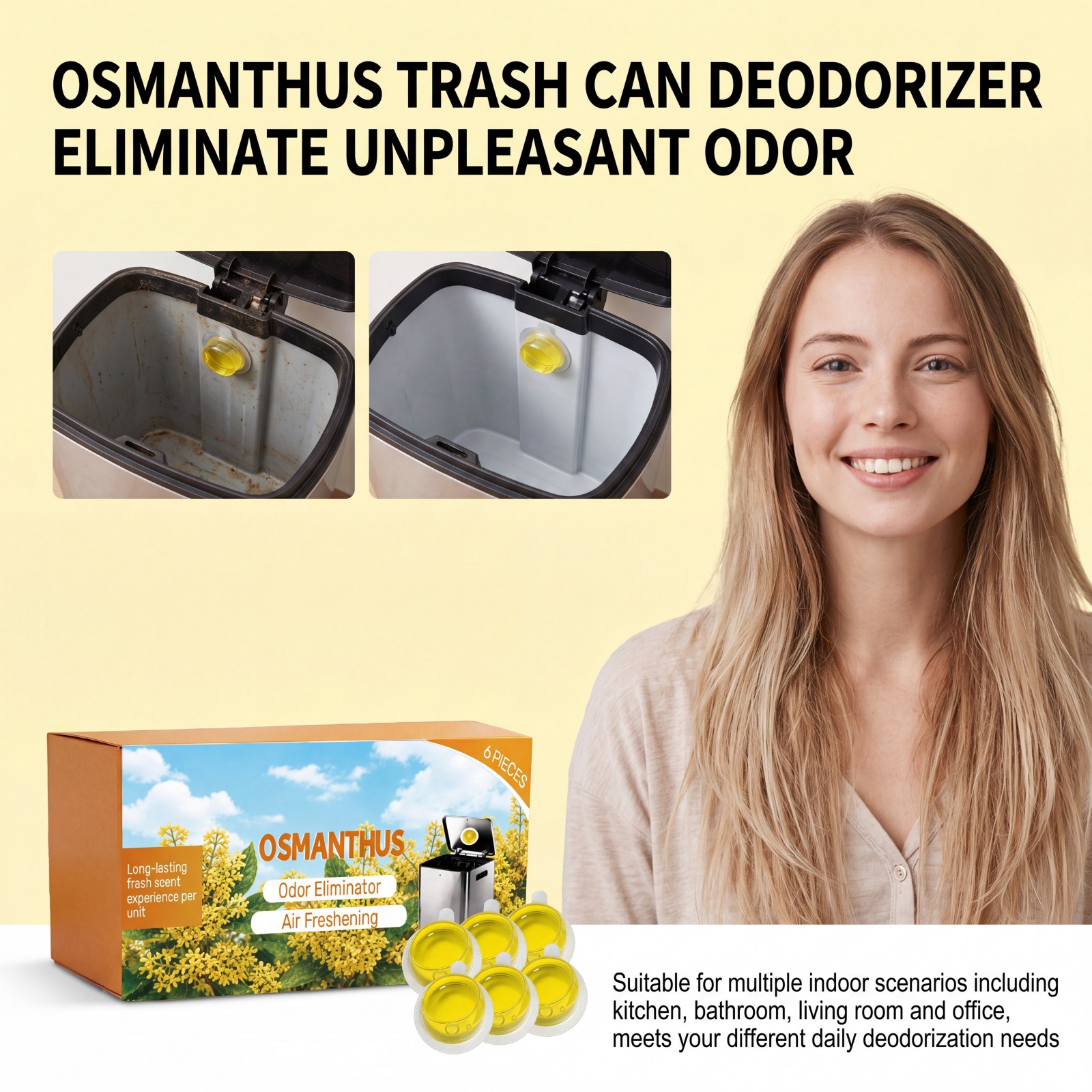 6x Osmanthus Odświeżacz do kos – Home Bathroom Freshener recenzja i cena