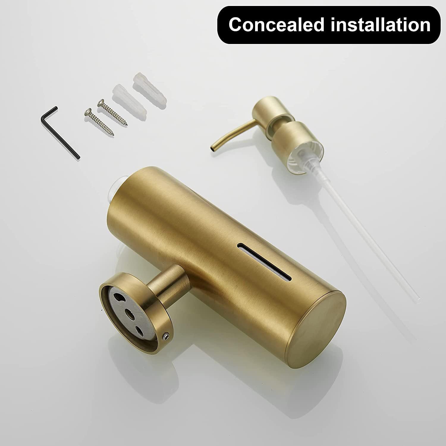 Pojedynczy dozownik do mydła o – Home Bathroom Wall Soap Dispenser recenzja i cena