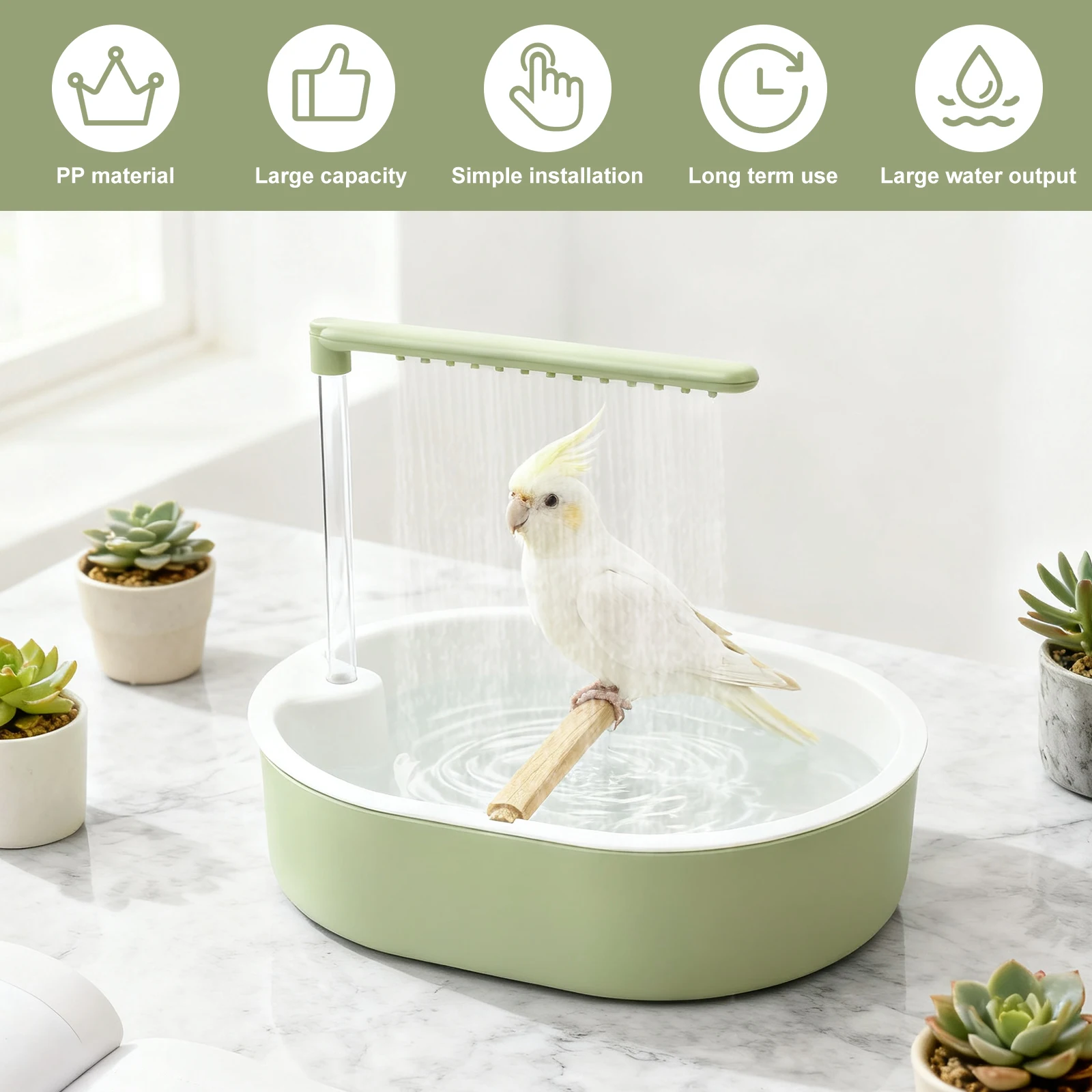 Automatyczna kąpiel dla papug, – Home Bathroom Faucets recenzja i cena