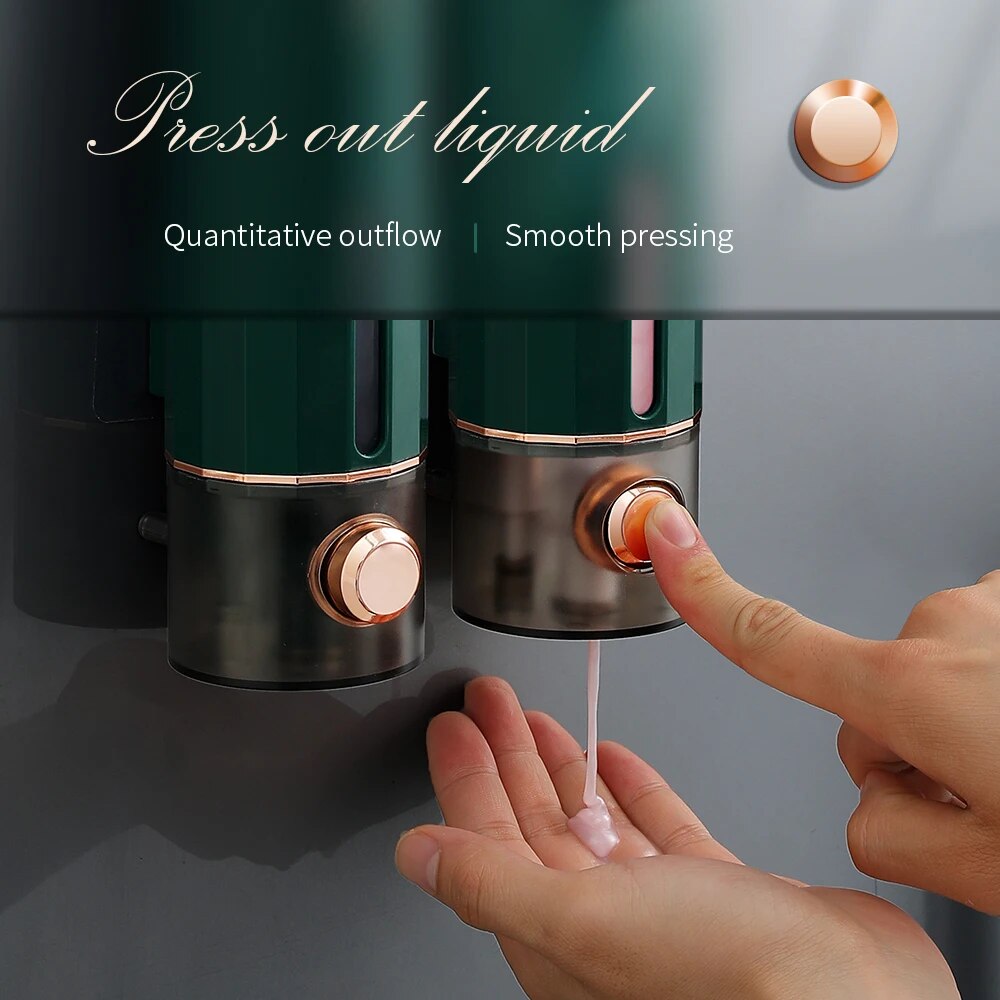 Dozownik do mydła z ręcznym na – Home Bathroom Wall Soap Dispenser recenzja i cena