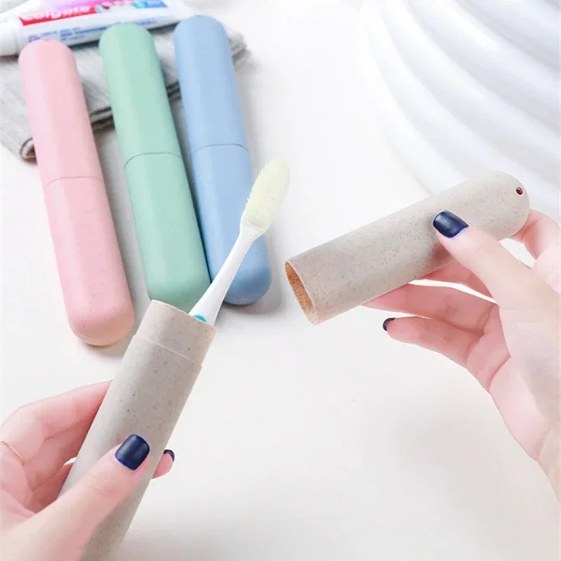 2 szt./zestaw Lekki i przenośn – Toothbrush Holder Set recenzja i cena