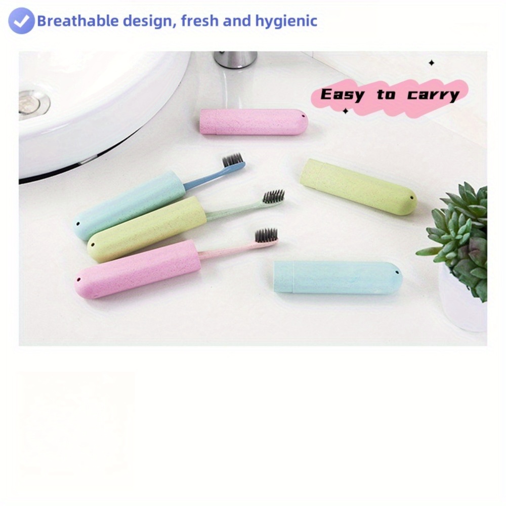 2 szt./zestaw Lekki i przenośn – Toothbrush Holder Set recenzja i cena