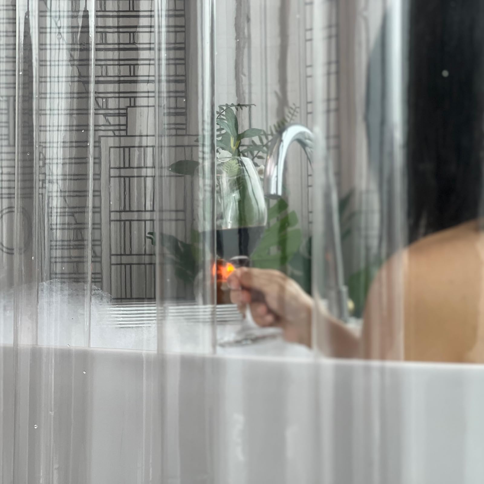 Przezroczyste plastikowe zasło – Shower Curtain Liner recenzja i cena