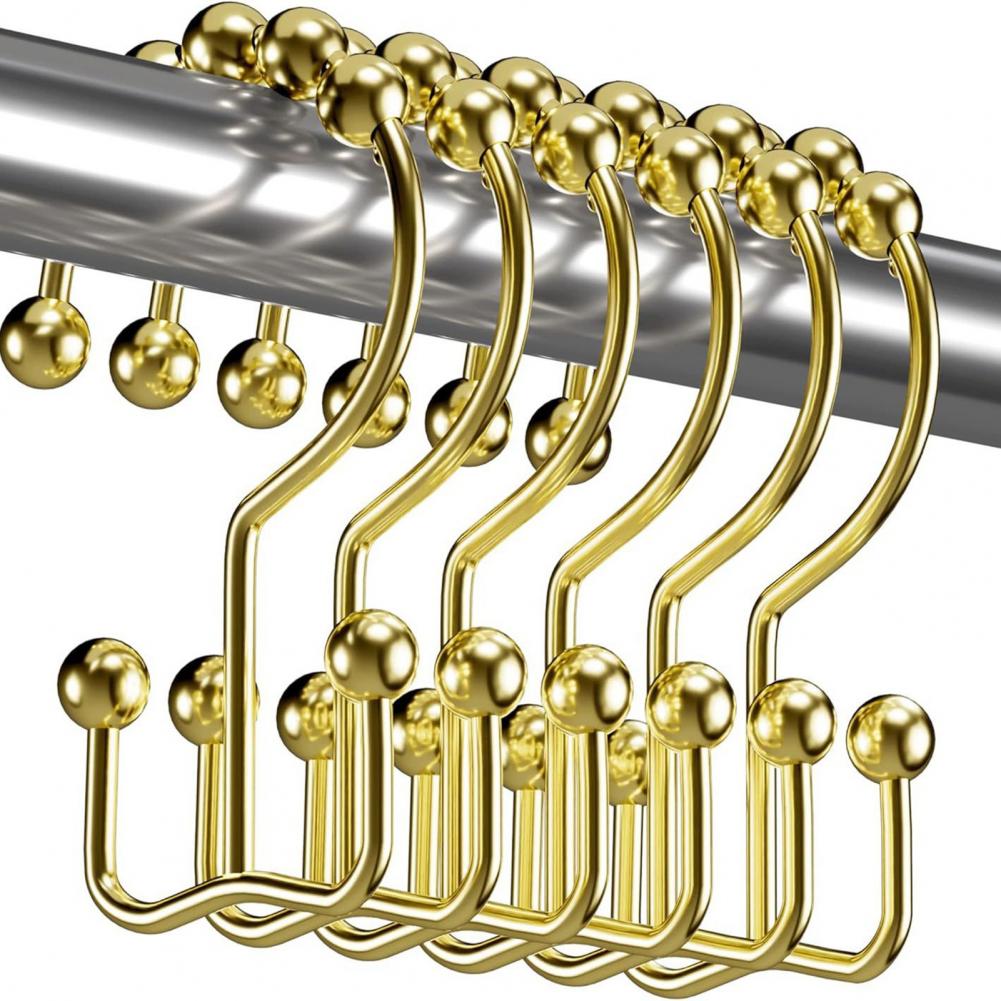 Zestaw 12 sztuk złotych metalo – Shower Curtain Liner recenzja i cena