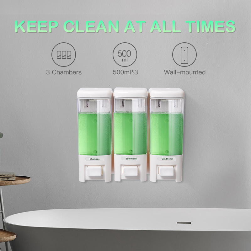 Dozownik mydła w płynie SVAVO  – Home Bathroom Wall Soap Dispenser recenzja i cena