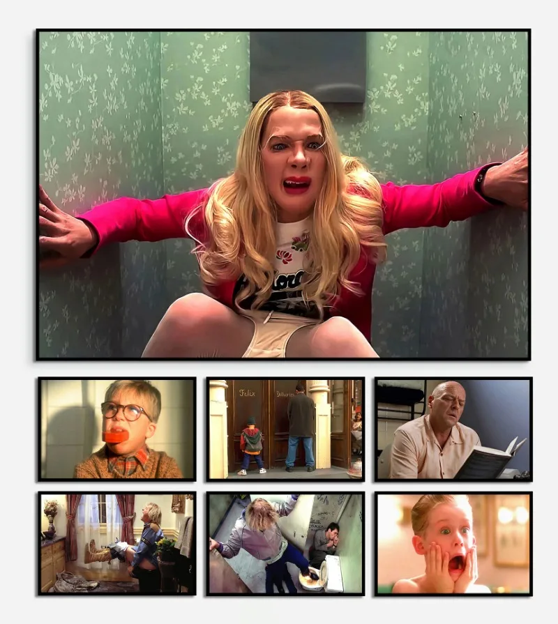 Plakaty na płótnie z scenami f – Home Movie Bathroom Scene recenzja i cena