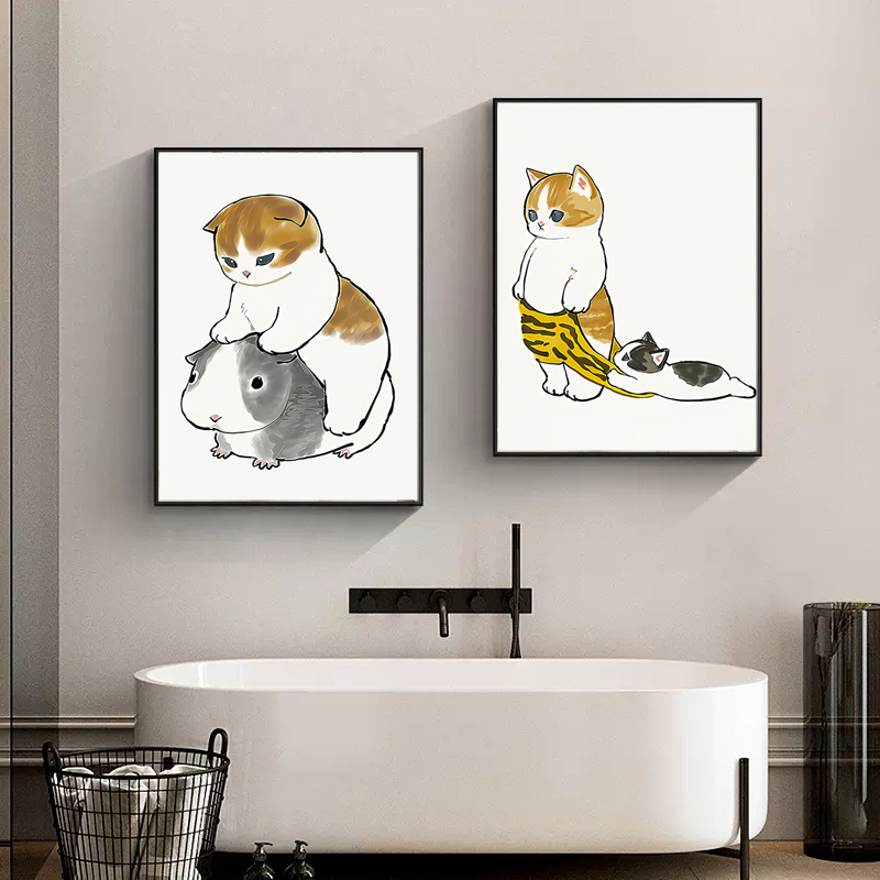 Kot w toalecie bawiący się tel – Home Bathroom Pictures recenzja i cena