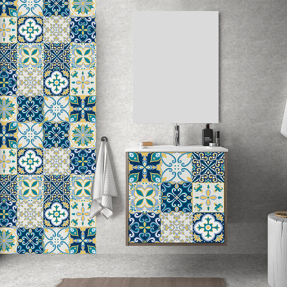 20 szt. naklejek PVC do odklej – Home Bathroom Tiles Design recenzja i cena