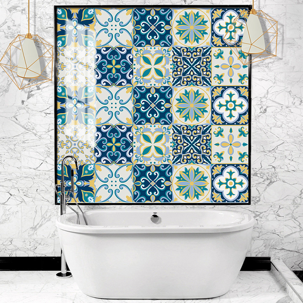 20 szt. naklejek PVC do odklej – Home Bathroom Tiles Design recenzja i cena
