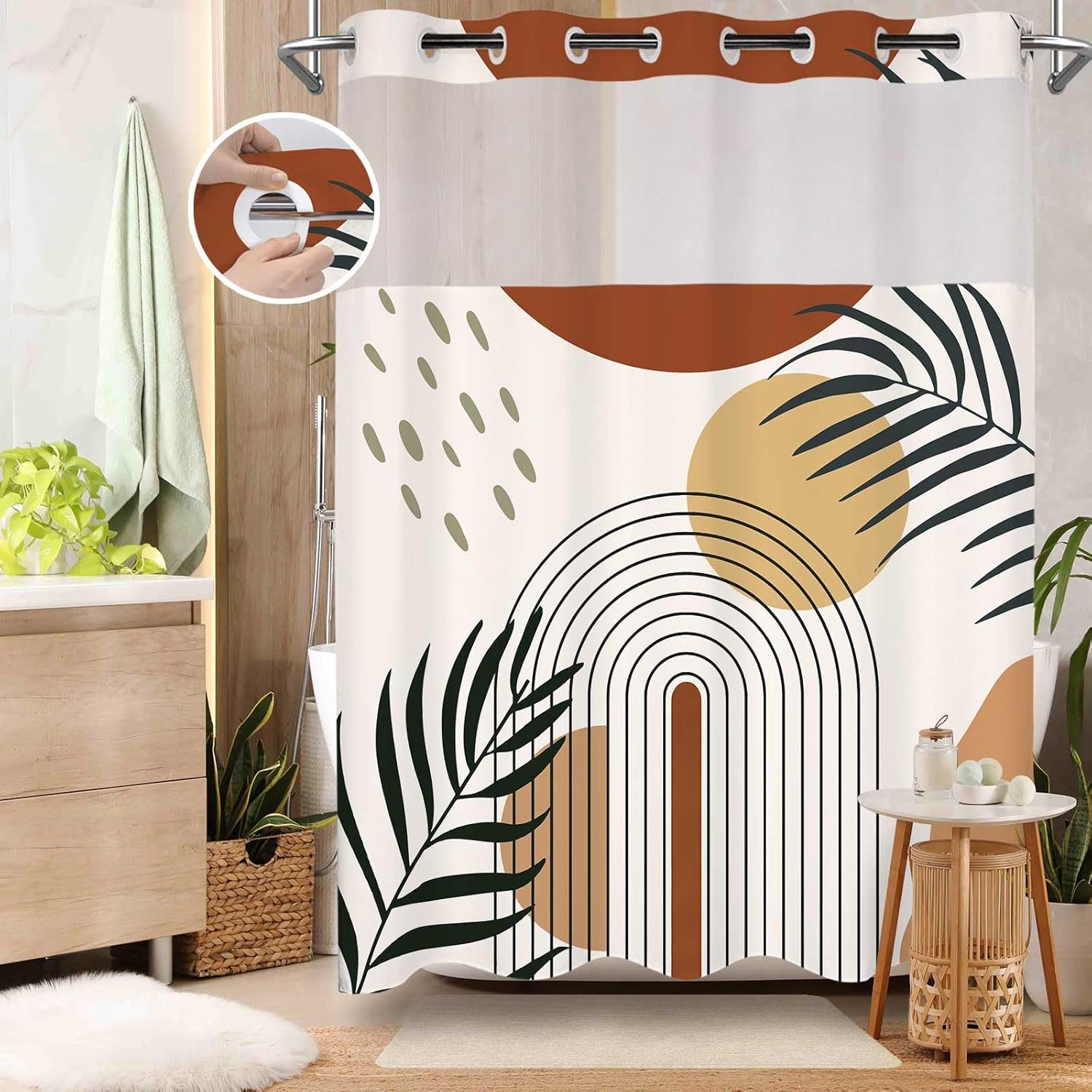 Zasłona prysznicowa bez haczyk – Shower Curtain Liner recenzja i cena