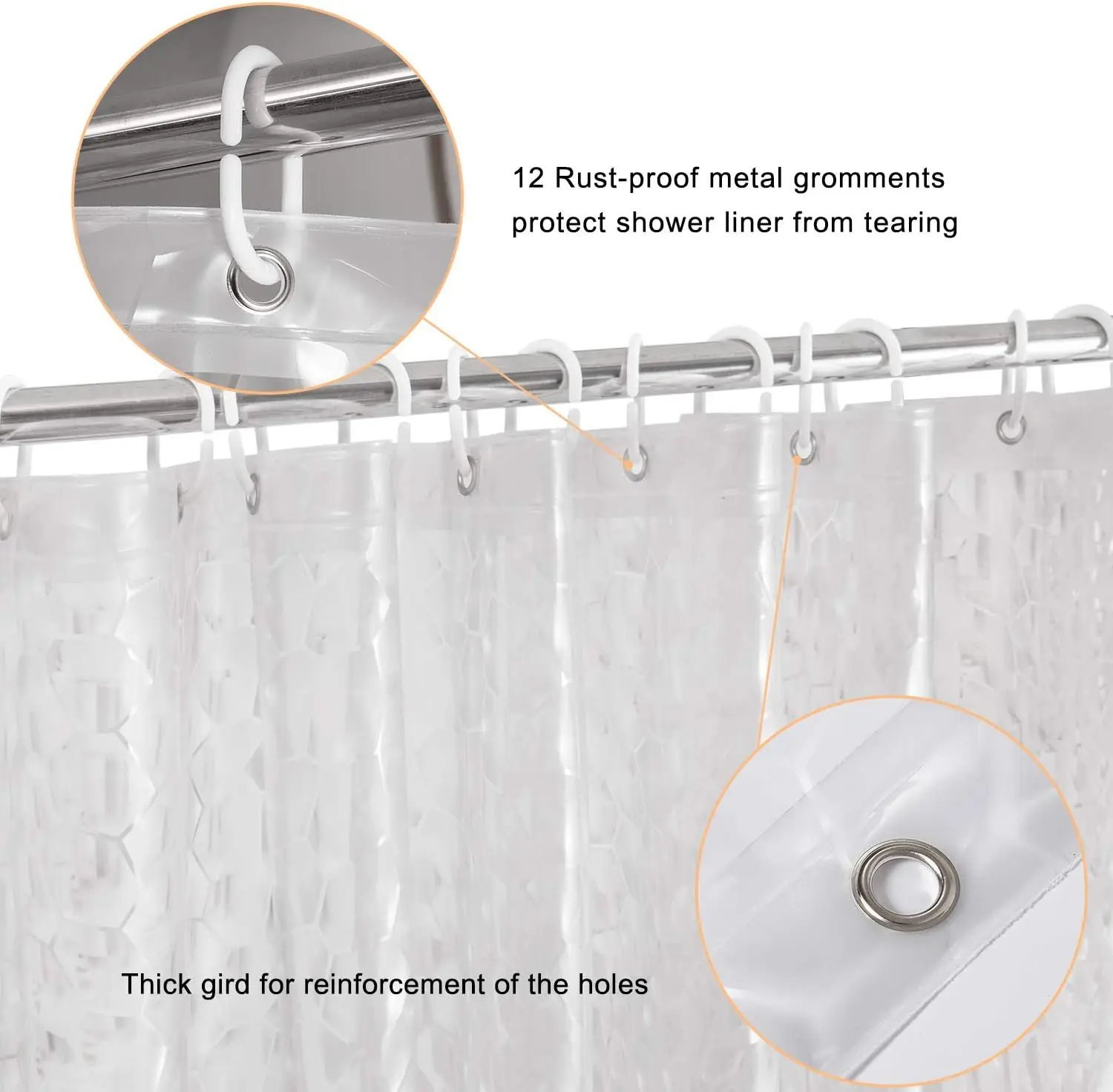 Zasłona prysznicowa 3D Water C – Shower Curtain Liner recenzja i cena