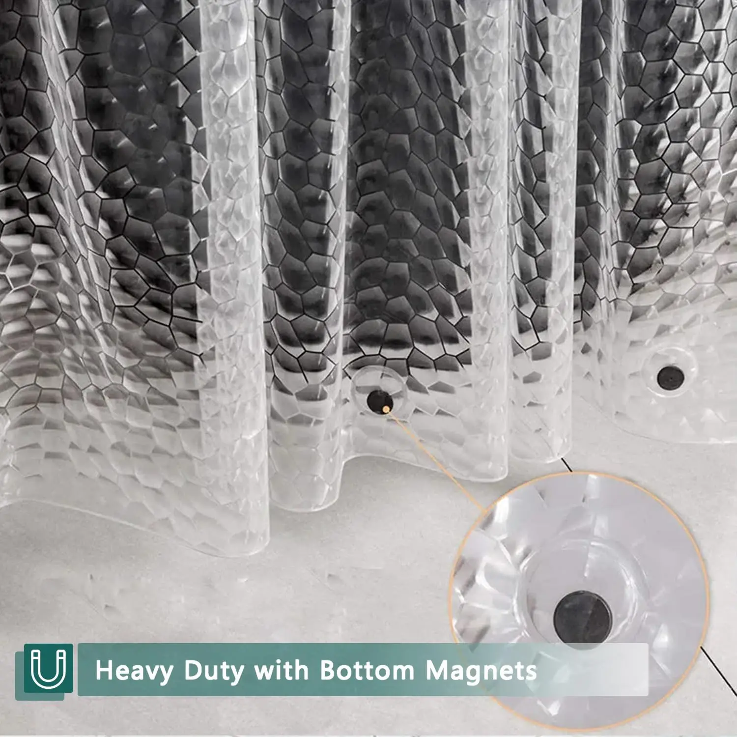 Zasłona prysznicowa 3D Water C – Shower Curtain Liner recenzja i cena
