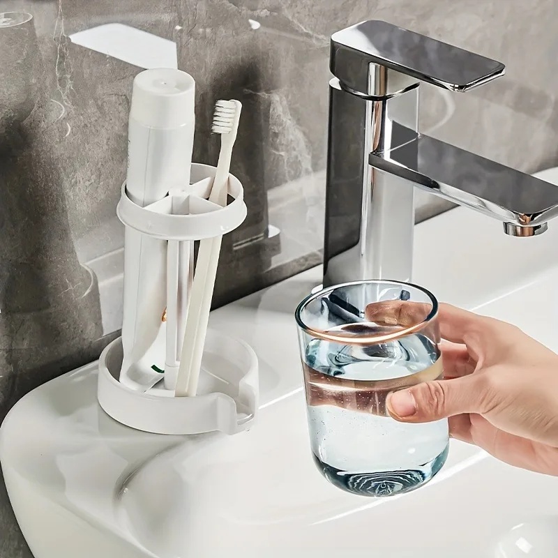 1 szt. Wielofunkcyjny plastiko – Toothbrush Holder Set recenzja i cena