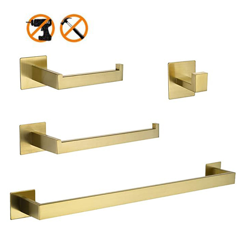 4-częściowy zestaw złotych akc – Home Bathroom Hardware recenzja i cena