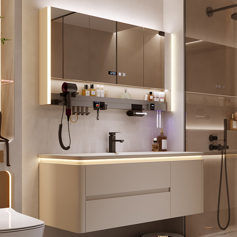 Nowoczesne Proste Szafki Łazie – Home Bathroom Vanity Combo recenzja i cena