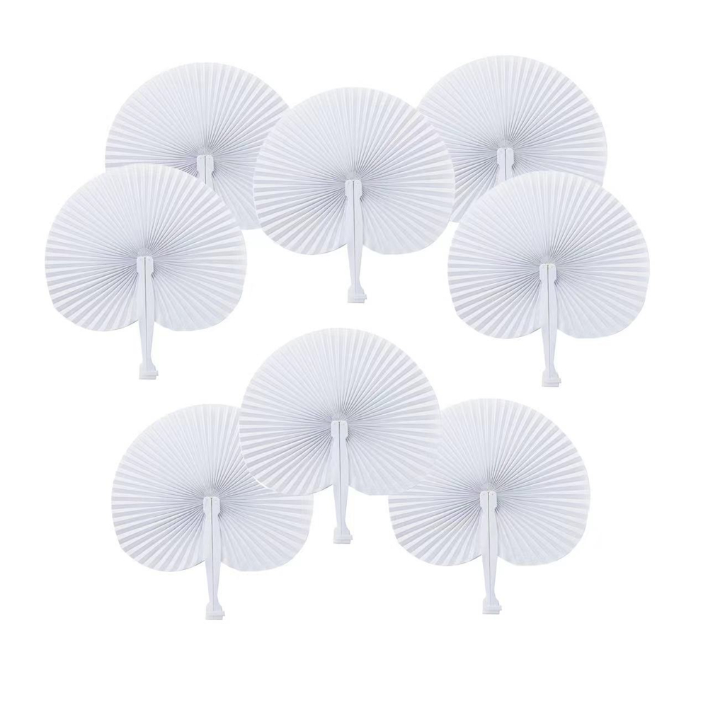 12PC Biały składany papierowy  – Home Bathroom Exhaust Fan recenzja i cena