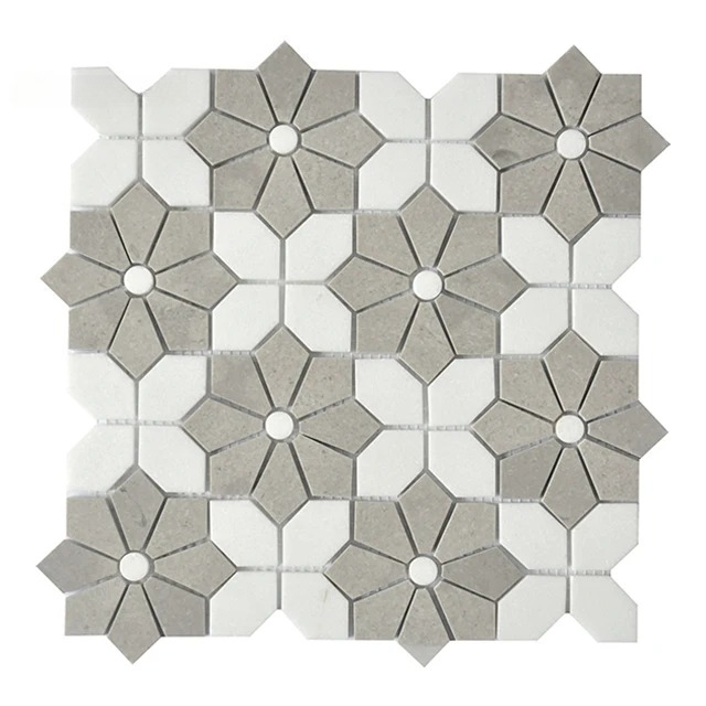 Mozaika z marmurowych płytek w – Home Bathroom Tiles Design recenzja i cena