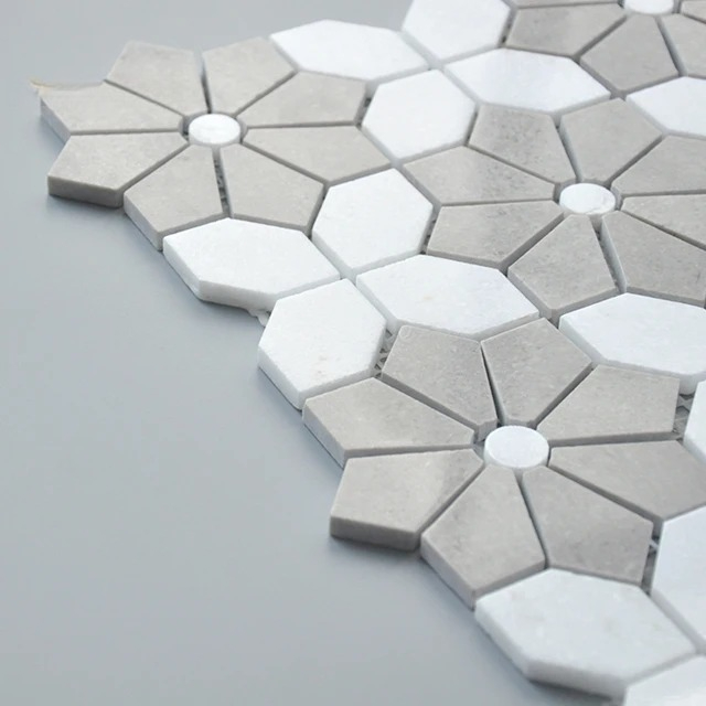 Mozaika z marmurowych płytek w – Home Bathroom Tiles Design recenzja i cena