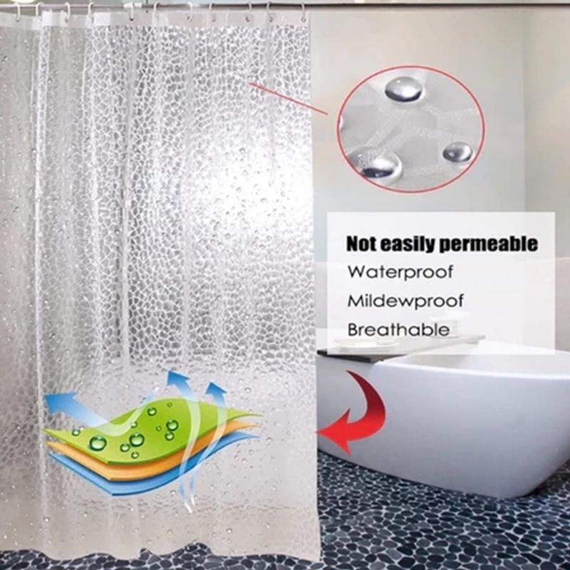 Przezroczysta, wodoodporna zas – Shower Curtain Liner recenzja i cena