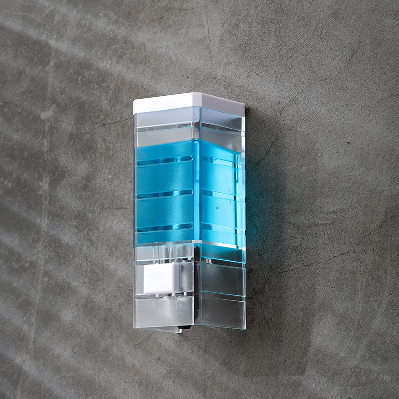 Nowy Przezroczysty Dozownik do – Home Bathroom Wall Soap Dispenser recenzja i cena