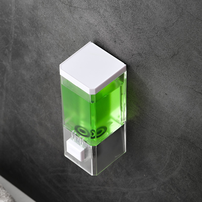 Nowy Przezroczysty Dozownik do – Home Bathroom Wall Soap Dispenser recenzja i cena