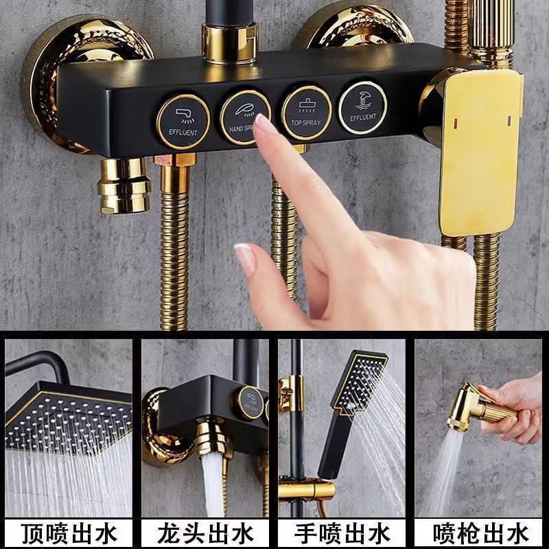Kompletny zestaw prysznicowy z – Home Bathroom Faucets recenzja i cena