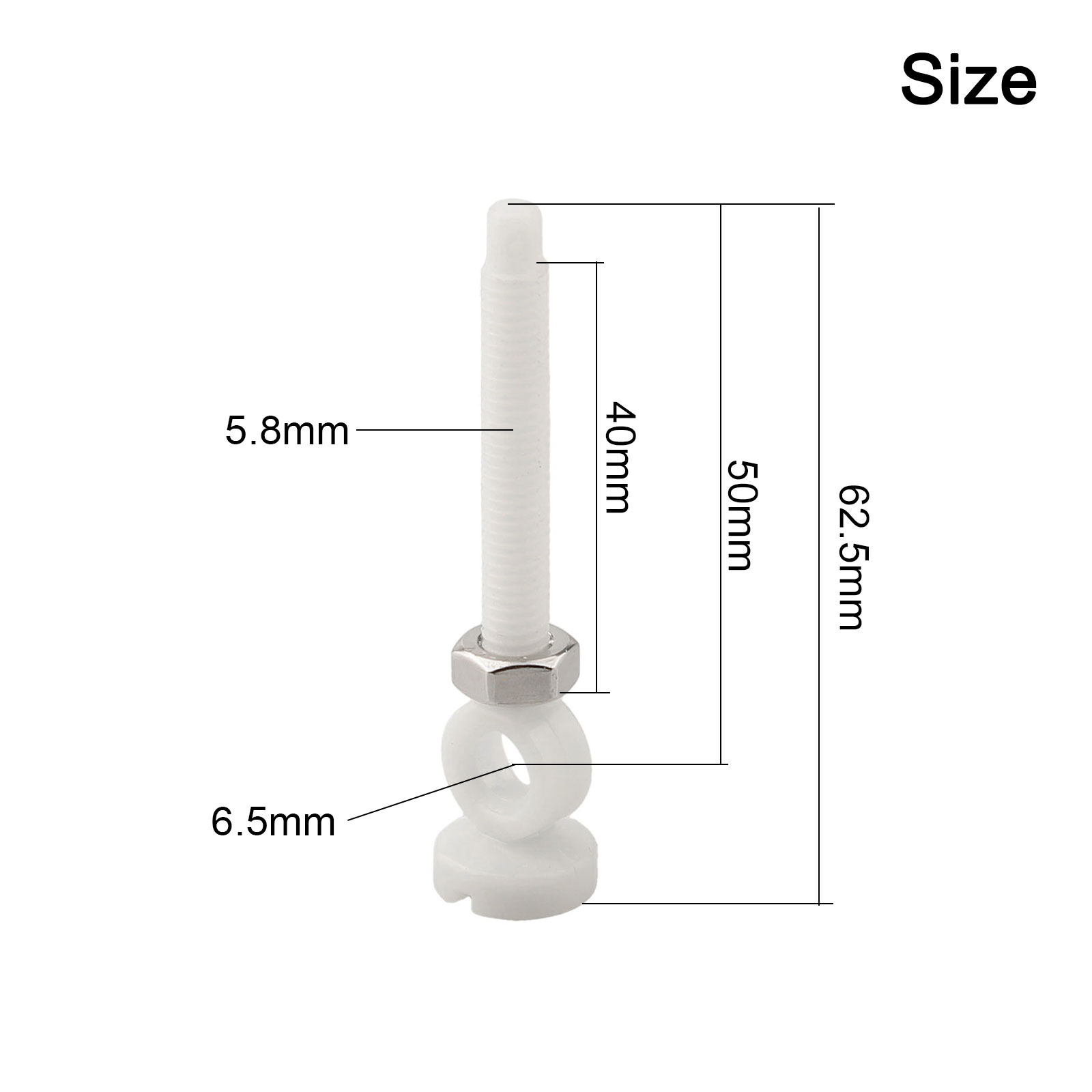 1pc 62/74mm plastikowa śruba z – Home Hardware Bathroom Sinks recenzja i cena