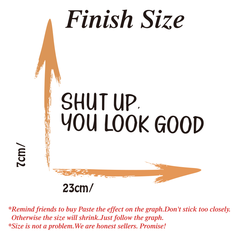 Sh*t UP You Look Good Quote Mi – Home Goods Bathroom Mirrors recenzja i cena