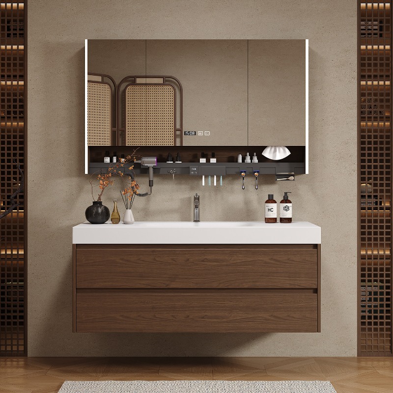 Drewniane przegrody Szafka łaz – Home Bathroom Vanity Combo recenzja i cena