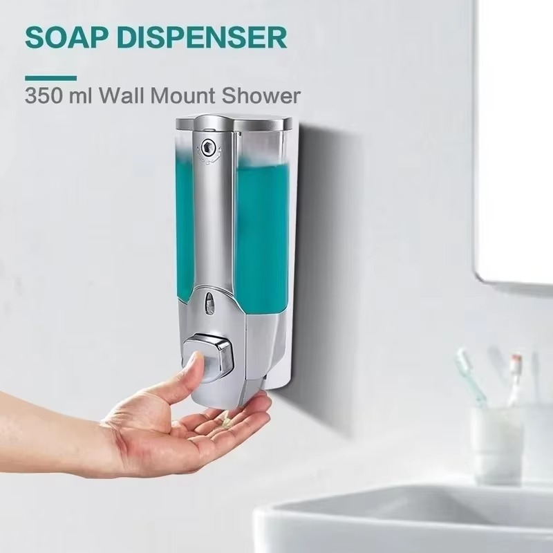 NOWY ABS naścienny dozownik my – Home Bathroom Wall Soap Dispenser recenzja i cena