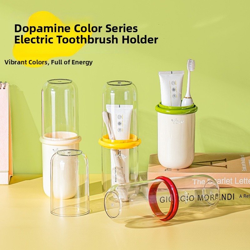 Przezroczysty plastikowy zesta – Toothbrush Holder Set recenzja i cena