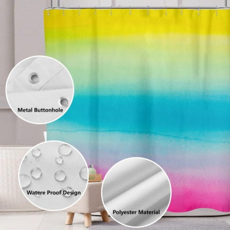 Zasłona prysznicowa w stylu la – Shower Curtain Liner recenzja i cena