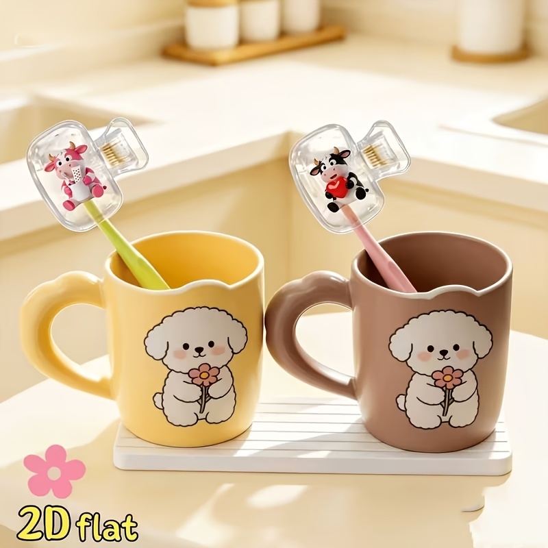 8/4-częściowy zestaw uroczych  – Toothbrush Holder Set recenzja i cena