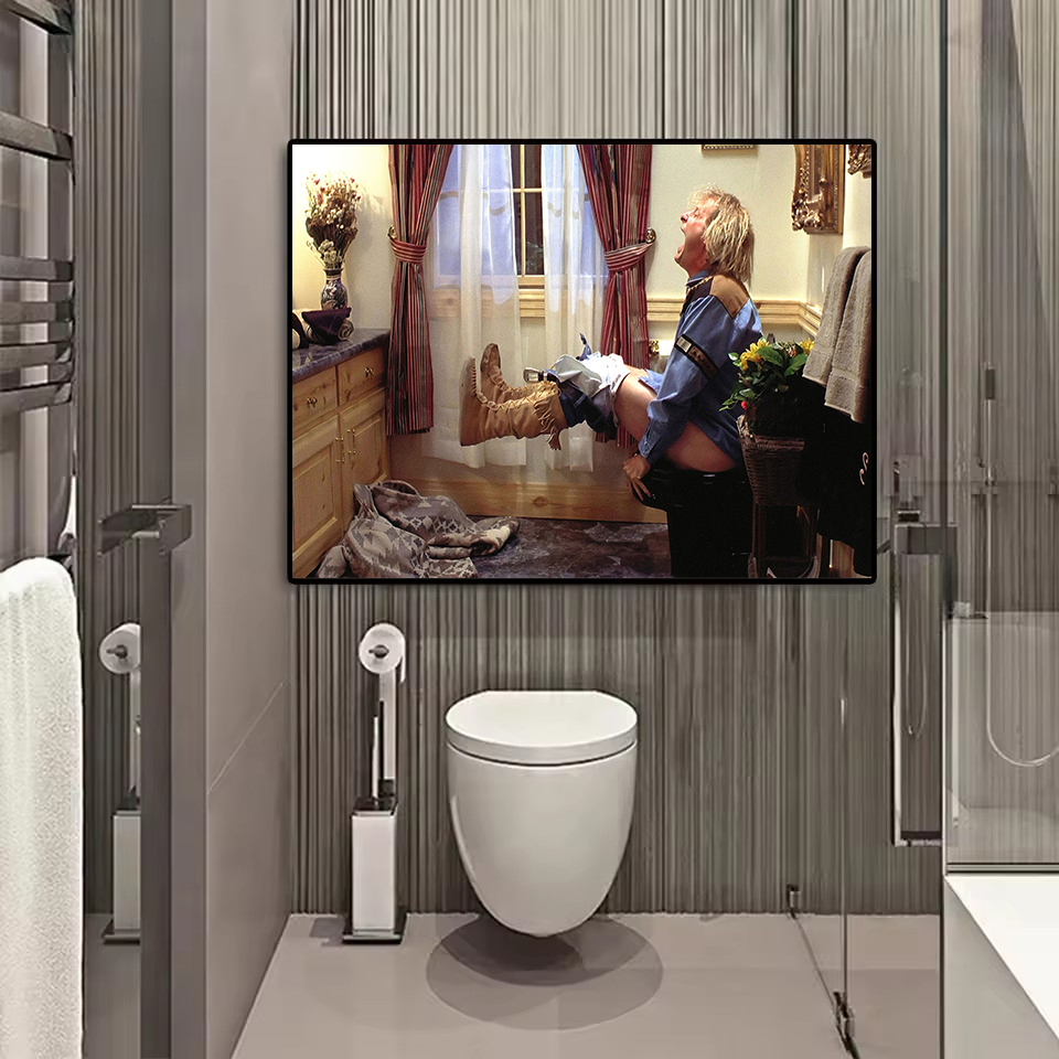 Vintage Funny Movie Scenes Bat – Home Movie Bathroom Scene recenzja i cena