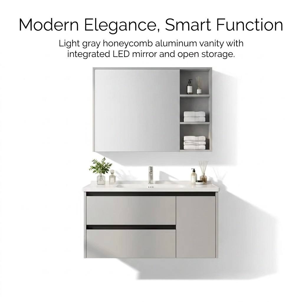 Nowoczesna, ekologiczna szafka – Home Bathroom Vanity Combo recenzja i cena