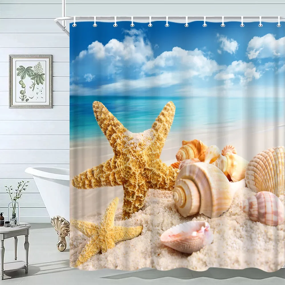 Zasłona prysznicowa Seashell L – Shower Curtain Liner recenzja i cena