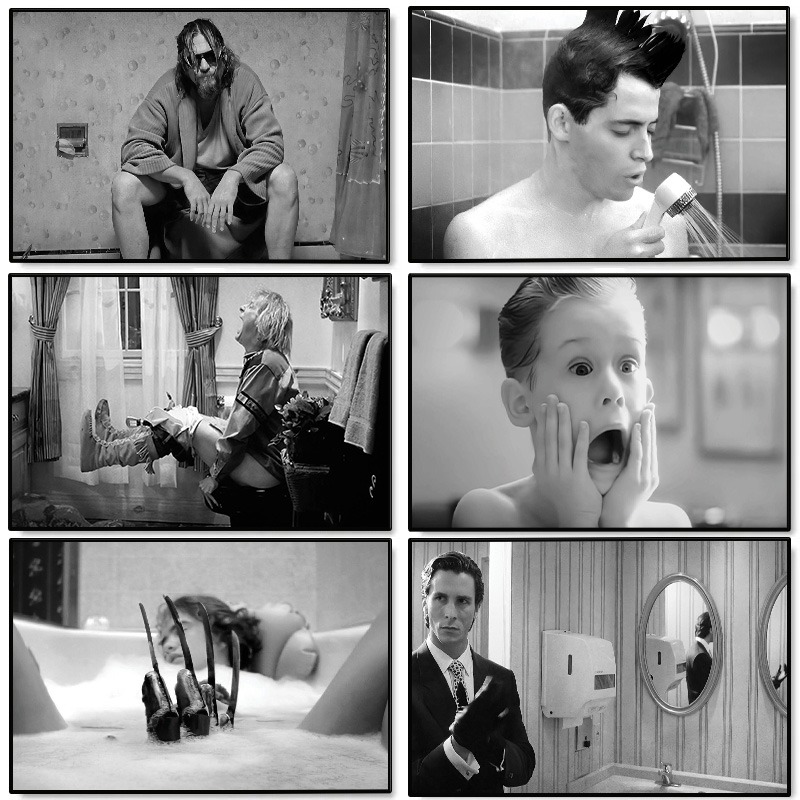 Zabawne scenki filmowe Plakat  – Home Movie Bathroom Scene recenzja i cena